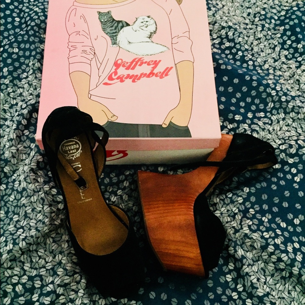 Jeffrey Campbell Str8 up platform sandals